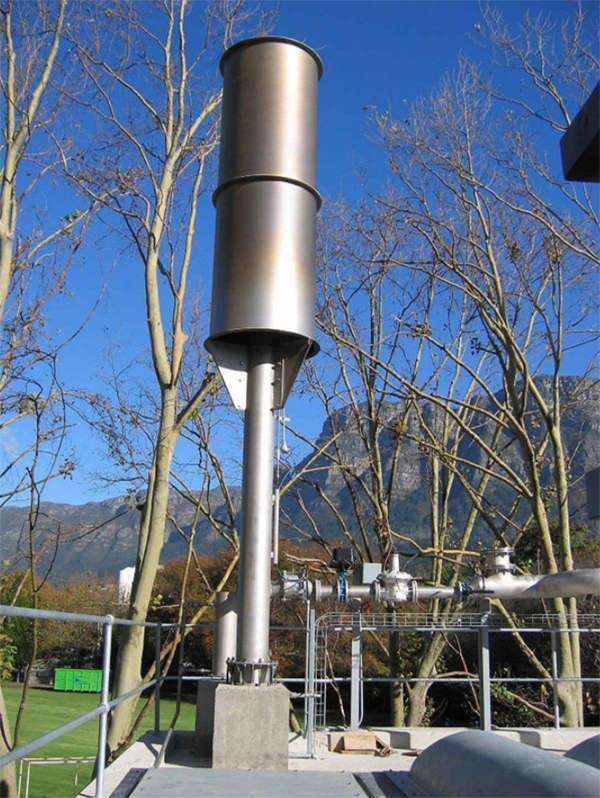 torchère biogaz industrielle